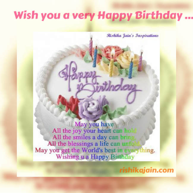 Birthday wishes, Birthday messages , Birthday quotes, Inspirational Pictures