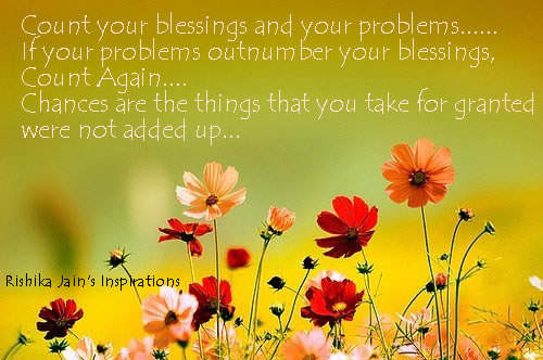 Blessings Quotes ,Life Quotes, Inspirational Quotes, Motivational Thoughts and Pictures