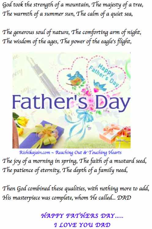 Fathers Day, Wishes, Beautiful Thoughts, Pictures, Quotes, Poem, Dad, Daddy, Papa, June, Father