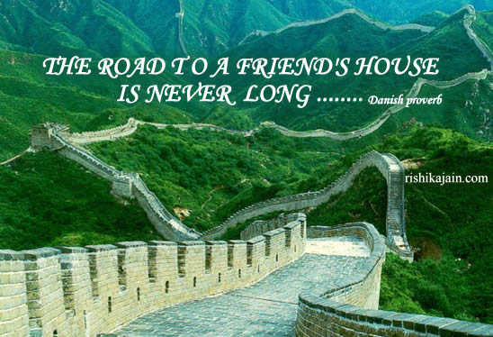 china wall,friends,Good morning ,Inspirational Quotes, Motivational Pictures and Wonderful Thoughts. wishes,sms, facebook, happy friendship day
