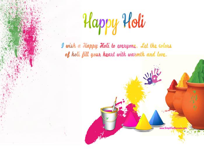 Dear friends Happy Holi - Inspirational Quotes - Pictures