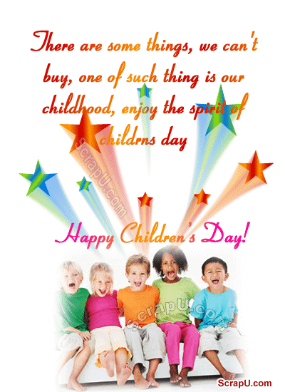Enjoy the spirit of children's day ;Happy Children's Day - Inspirational  Quotes - Pictures - Motivational Thoughts