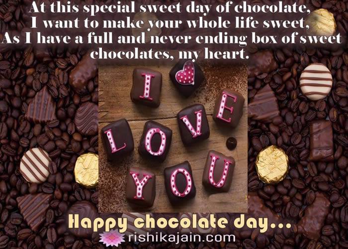 Happy chocolate Day whatsapp status,messages,quotes,