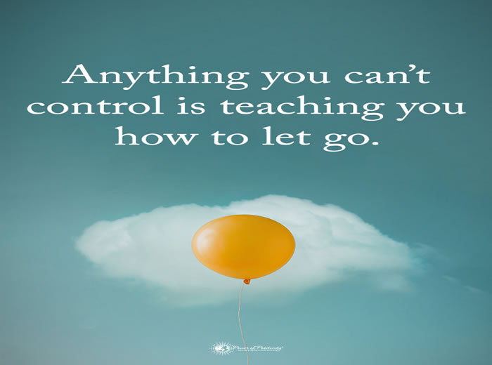 teaching you how to let go