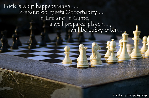 Luck Quotes,Pictures Preparation, Opportunity - Inspirational Quotes and Pictures