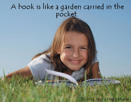 Reading Habits - Success Quotes - Book is like a garden