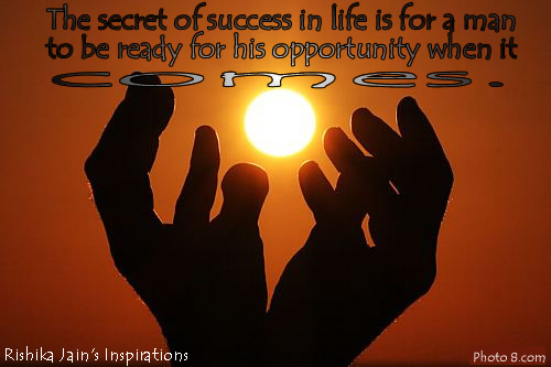 Inspiring Quotes on The-secret-of-success-in-life , Motivational Thoughts