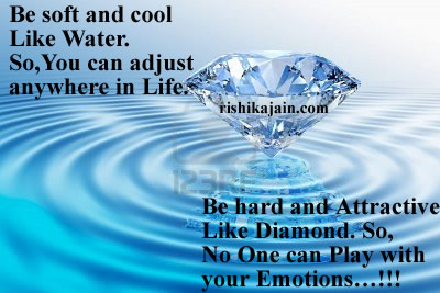soft and cool,Emotion, hard and Attractive Like Diamond,Life - Inspirational Pictures, Quotes & Motivational Thoughts,