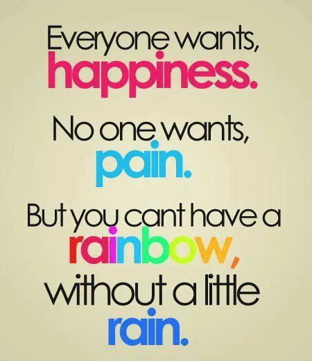 Happiness,Pain,Rainbow,Rain,Quotes,Inspirational,Motivational,Pictures,Thoughts