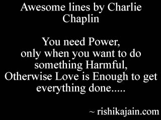 Charlie Chaplin,Love Quotes /power  – Inspirational Pictures, Quotes and Motivational Thoughts ,