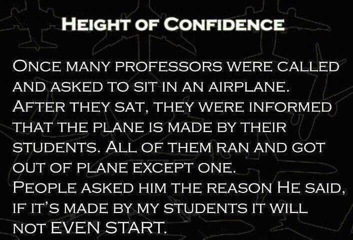 Joke of the Day , Humorous Pictures , Height of Confidence , Laugh , Enjoy