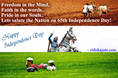  65th Independence Day,happy independence day,India,Inspirational Quotes, Motivational Thoughts and Pictures