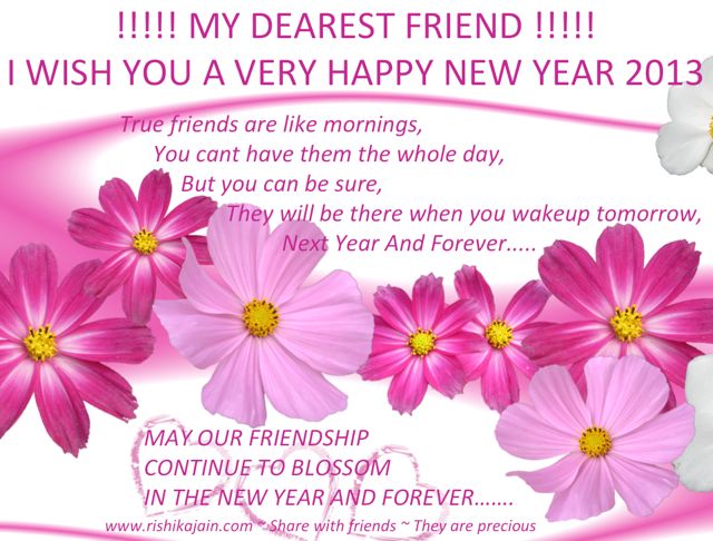 Happy New Year 2013 wishes, Quotes, New year greetings for friends, Friendship Messages, Quotes, Inspirational Pictures, Motivational Thoughts, Seasons Greetings
