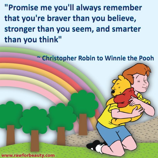 winnie the pooh,Positive Thinking ,promise,Inspirational Quotes, Pictures and Motivational Thoughts