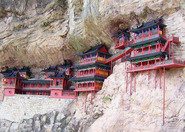 Hanging Monastery of Mount Heng,Beautiful Places in the world to visit