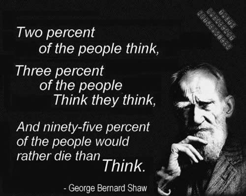 George Bernard Shaw quotes,thoughts,thinking