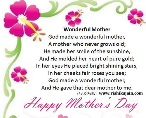 Happy Mother’s Day,poem,Inspirational Quotes, Motivational Thoughts and Pictures