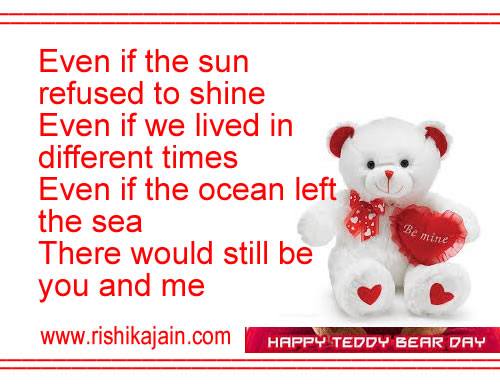 Happy Teddy Day WhatsApp & Facebook Messages , greetings,cards,quotes,songs