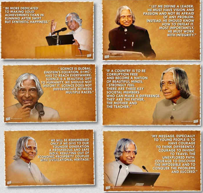 Famous top ten Quotes By Dr. APJ Abdul Kalam That Will Inspire Us