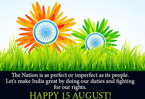 Happy 15 August,images, Inspirational Quotes, Motivational Thoughts and Pictures