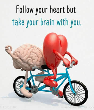 heart,brain Good Morning Wishes – Inspirational Quotes, Pictures and Motivational Thoughts