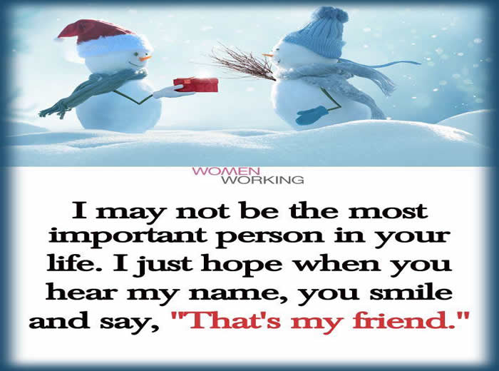 Friendship/New Year Wishes/ Christmas / Love – Inspirational Picture and Motivational Quote