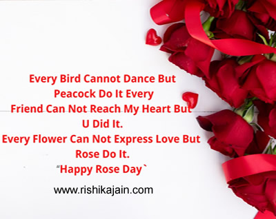 “Happy Rose Day`